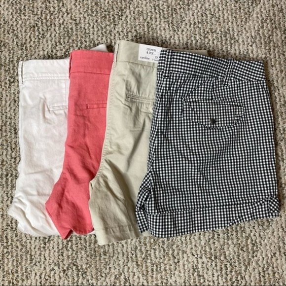 Talbots Pants - Loft, J. Crew, Crown & Ivory, & Talbots Shorts Bundle Size 10